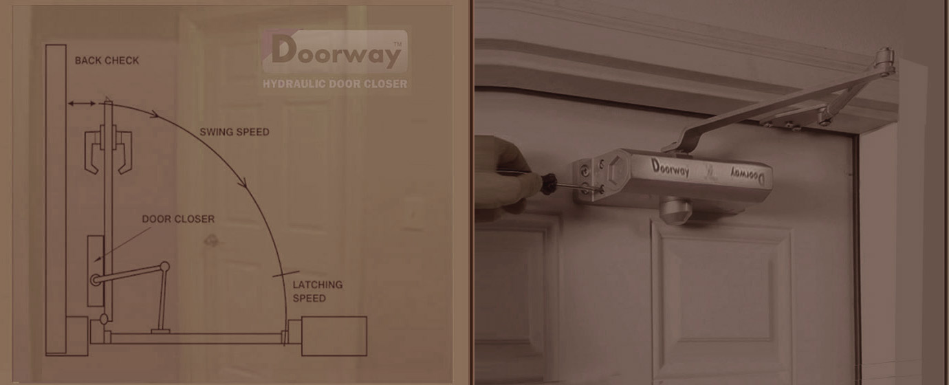 Aluminium Body Hydraulic Door Closer Palmate Manufacturers